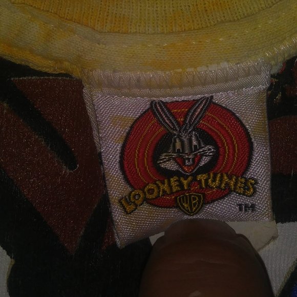 Vintage 1996 Warner Bro's Looney Tunes Taz Short Sleeve Tee. XL Freeze. - Picture 3 of 4